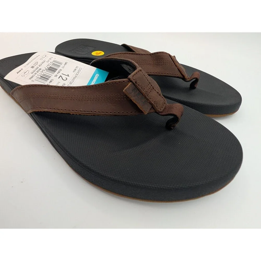 Reef Cushion Phantom 2.0 Le Men's Flip-flop Sandals Black/coffee - 12 Medium